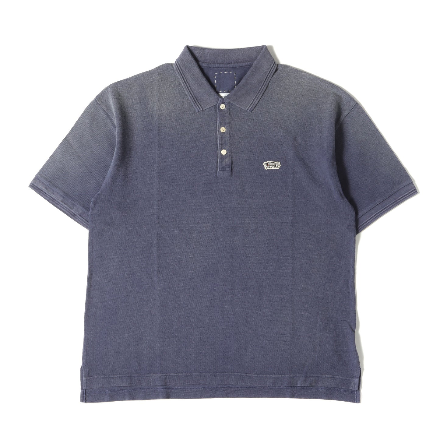 23AW ダメージ加工 コットン 鹿の子 ポロシャツ(JUMBO WELLER S/S DMGD)