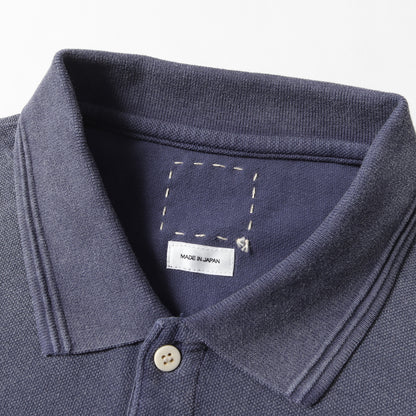 23AW ダメージ加工 コットン 鹿の子 ポロシャツ(JUMBO WELLER S/S DMGD)