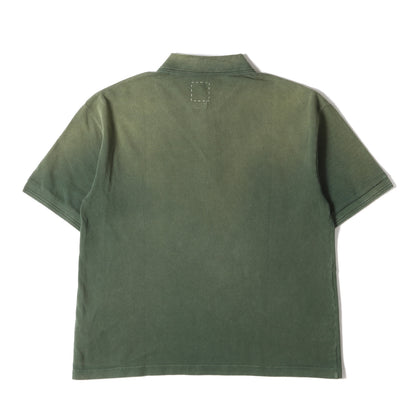 22AW ダメージ加工 コットン 鹿の子 ポロシャツ(JUMBO WELLER S/S DMGD)