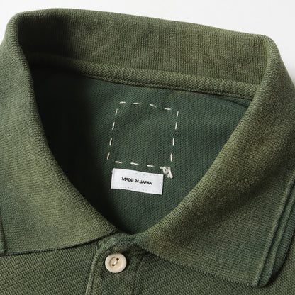 22AW ダメージ加工 コットン 鹿の子 ポロシャツ(JUMBO WELLER S/S DMGD)