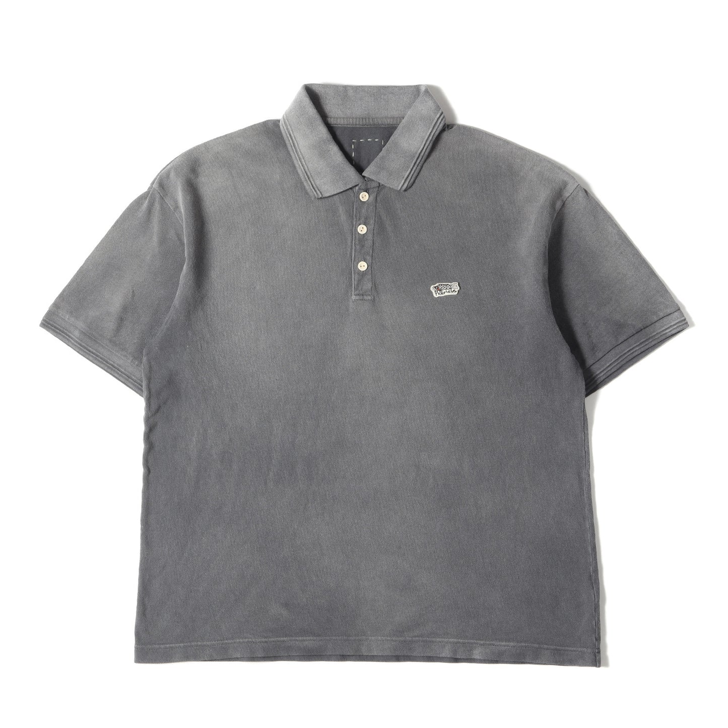 22AW ダメージ加工 コットン 鹿の子 ポロシャツ(JUMBO WELLER S/S DMGD)