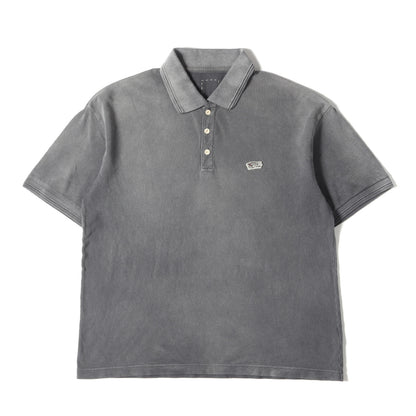 22AW ダメージ加工 コットン 鹿の子 ポロシャツ(JUMBO WELLER S/S DMGD)