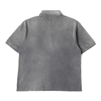 22AW ダメージ加工 コットン 鹿の子 ポロシャツ(JUMBO WELLER S/S DMGD)