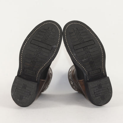 ×Keystone Shoe Co. 福禄寿 スタッズカスタム レザー バイカー エンジニアブーツ(Studs Biker Boots)