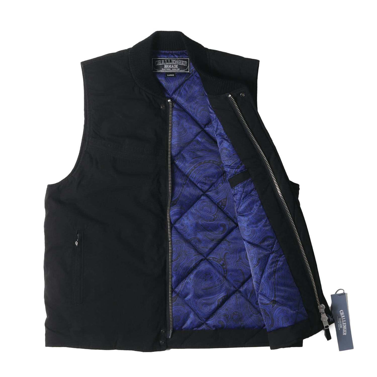 CHALLENGER (チャレンジャー) 23AW 裏地ペイズリー ダービー ダウンベスト(DERBY DOWN VEST) –  ブランド古着の通販・買取 | BEEGLE by Boo-Bee