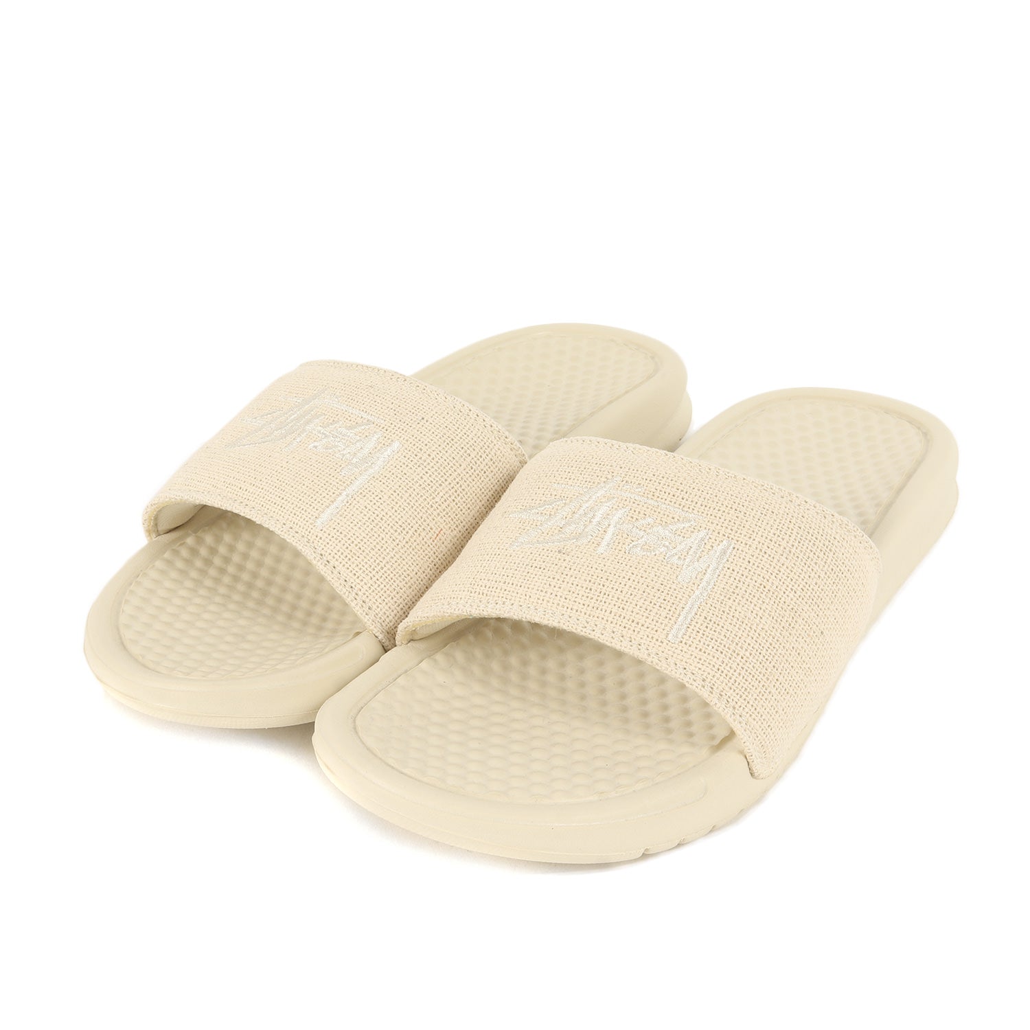 NIKE × STUSSY BENASSI FOSSIL STONE サンダル NIKE SPORTSWEAR NSW 2022SS STUSSY x BENASSI SLIDE SANDALS