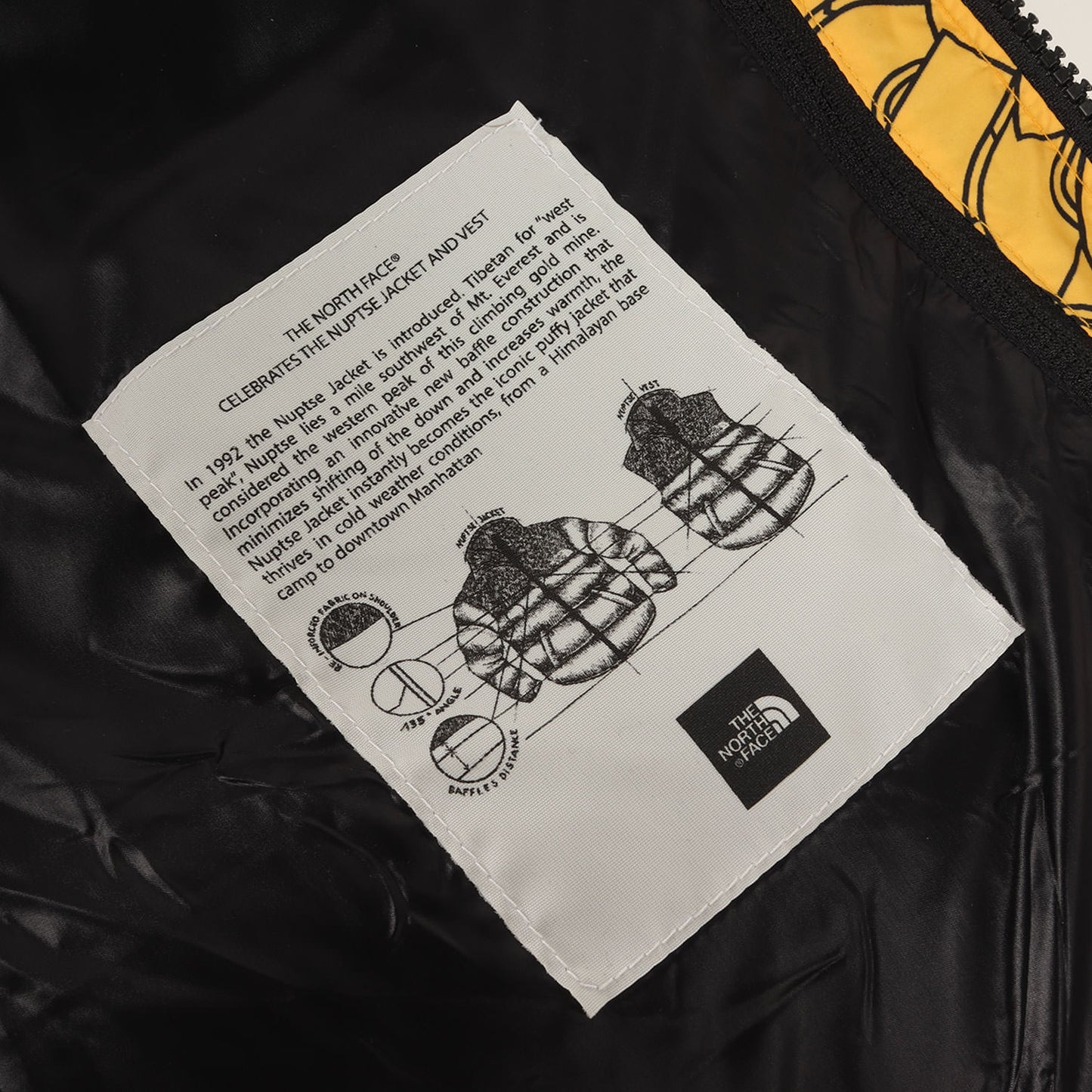 US企画 1992 総柄 ヌプシ ダウンジャケット(1992 NUPTSE JACKET)