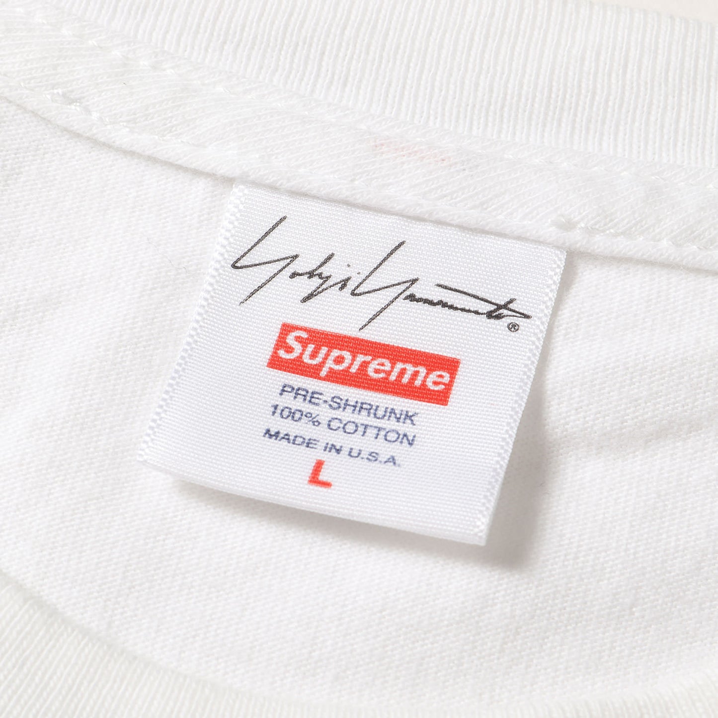 20AW ×Yohji Yamamoto コラボロゴ Tシャツ(Logo Tee)