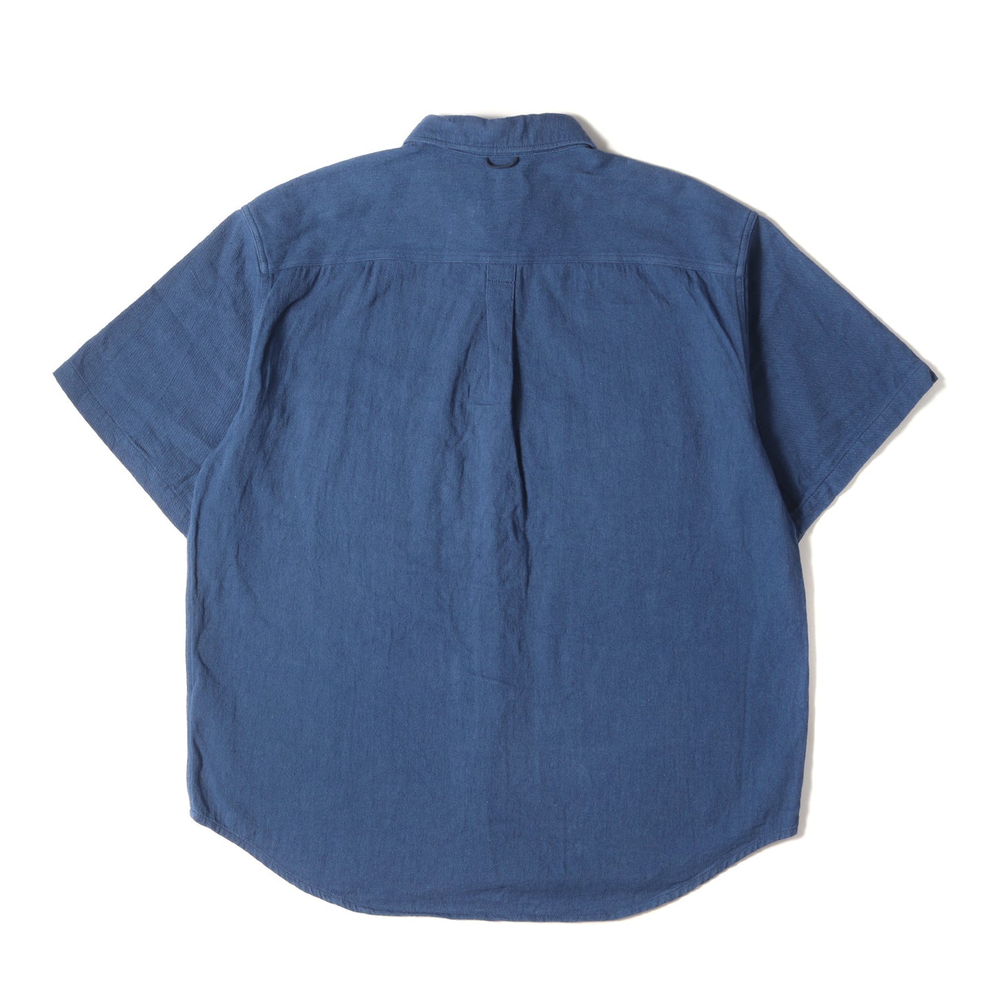 22SS リネン/コットン オーバーサイズ 半袖シャツ(ARTISAN S/S SHIRT LINEN COTTON TWILL HAND DYED)