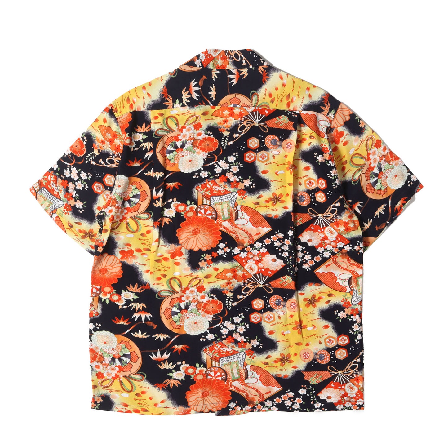 14SS 着物デザイン柄 レーヨン アロハシャツ(TROPICANA実名復刻 / SPECIAL EDITION)