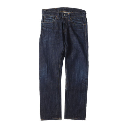 リンスウォッシュ ブーツカット スリム デニムパンツ(SLIM BOOT CUT RINSE JAPAN WOVEN SELVEDGE DENIM)