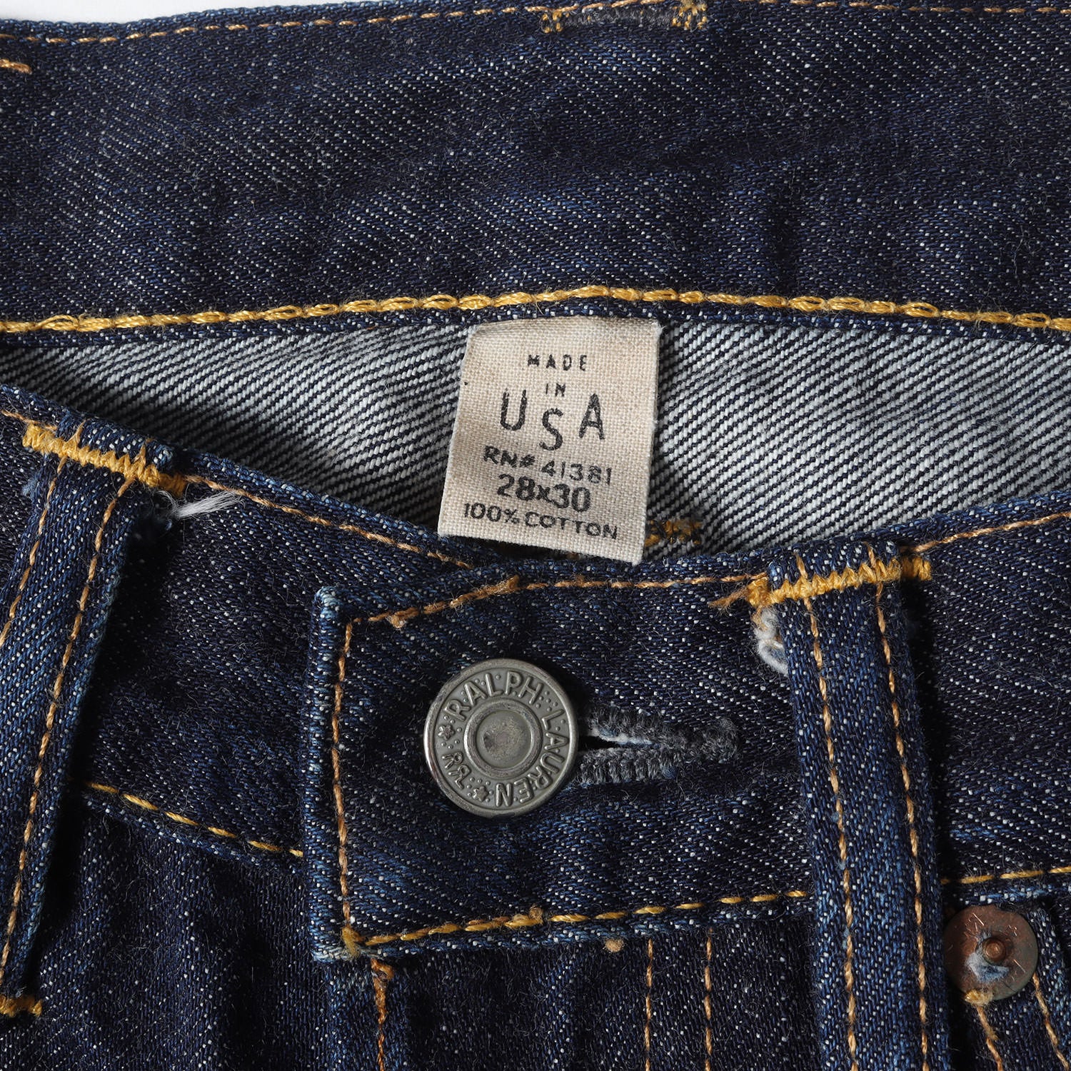 RRL (ダブルアールエル) リンスウォッシュ ブーツカット スリム デニム 