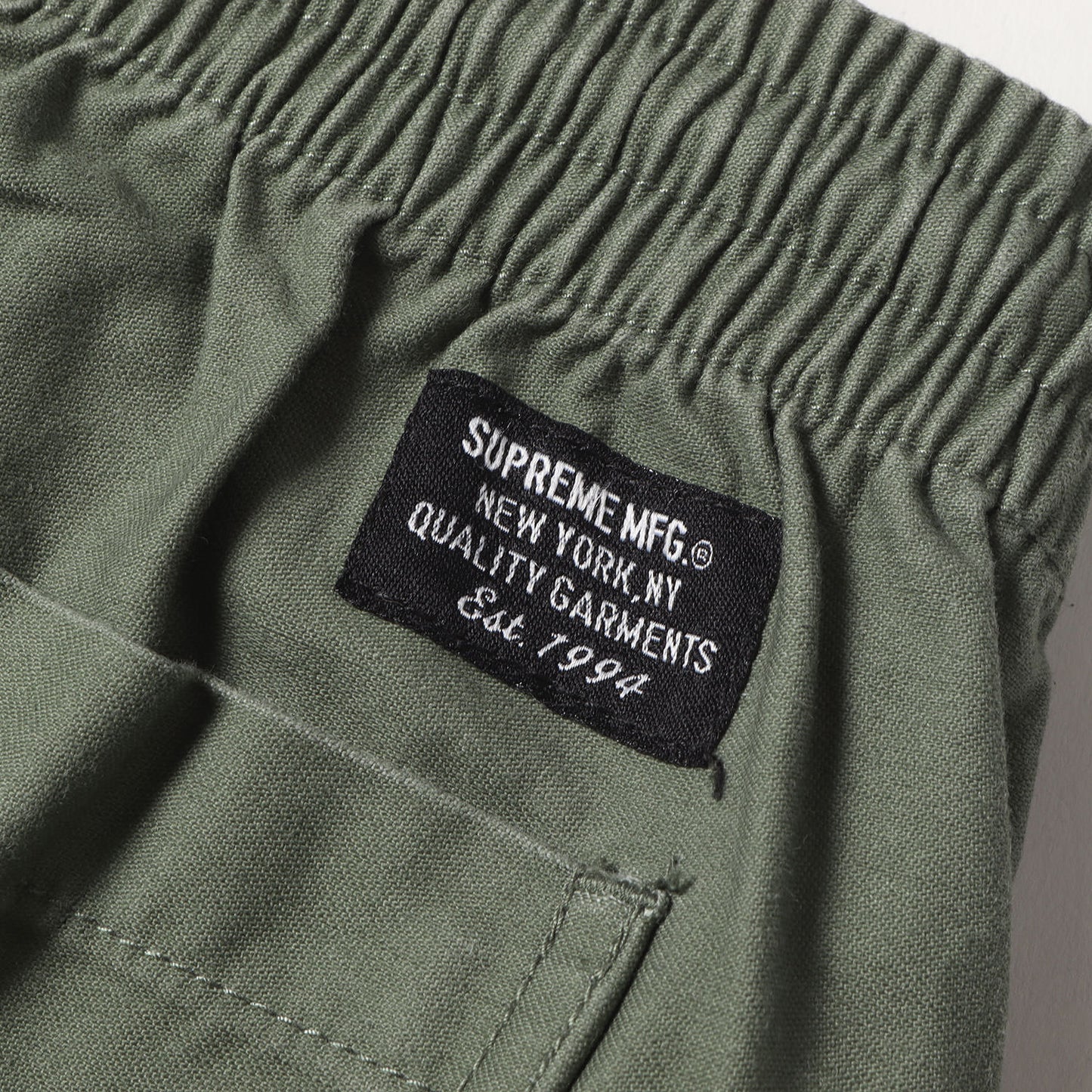 20AW バックサテン ミリタリー イージーショーツ(Military Twill Short)