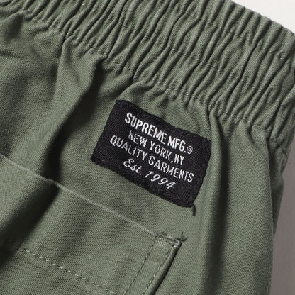 20AW バックサテン ミリタリー イージーショーツ(Military Twill Short)