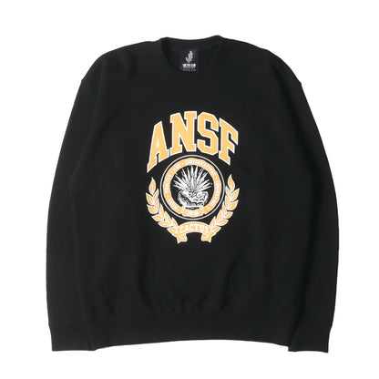23SS カレッジロゴ クルーネック スウェット(ANSF COLLEGE CREW)