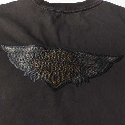 2018年モデル エンブレム刺繍 スリムフィット Tシャツ