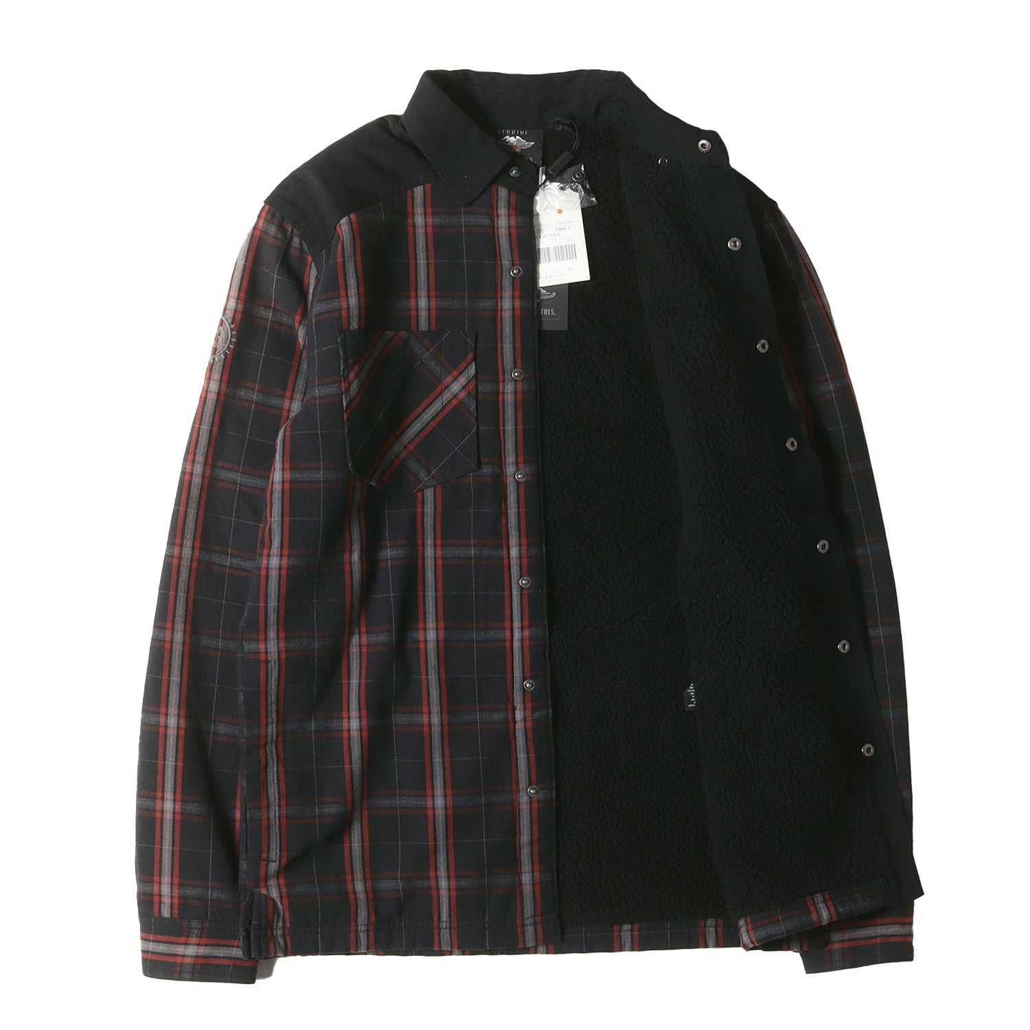 HARLEY DAVIDSON メンズ L チェックジャケット裏ボア秋冬 HARLEY DAVIDSON メンズ L チェックジャケット裏ボア秋冬