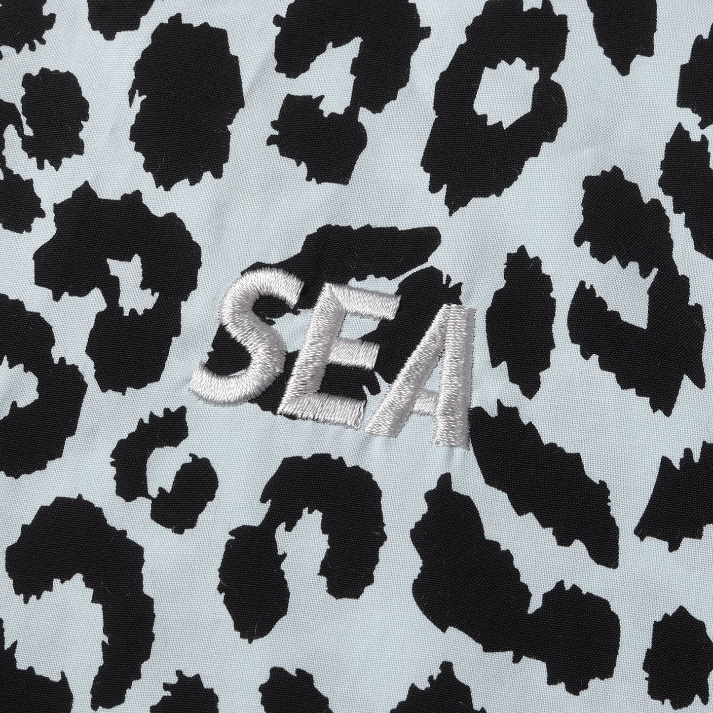24SS ×WIND AND SEA レオパード柄 レーヨン オープンカラー 半袖シャツ(Lips Leopard Print Open Collar SH)