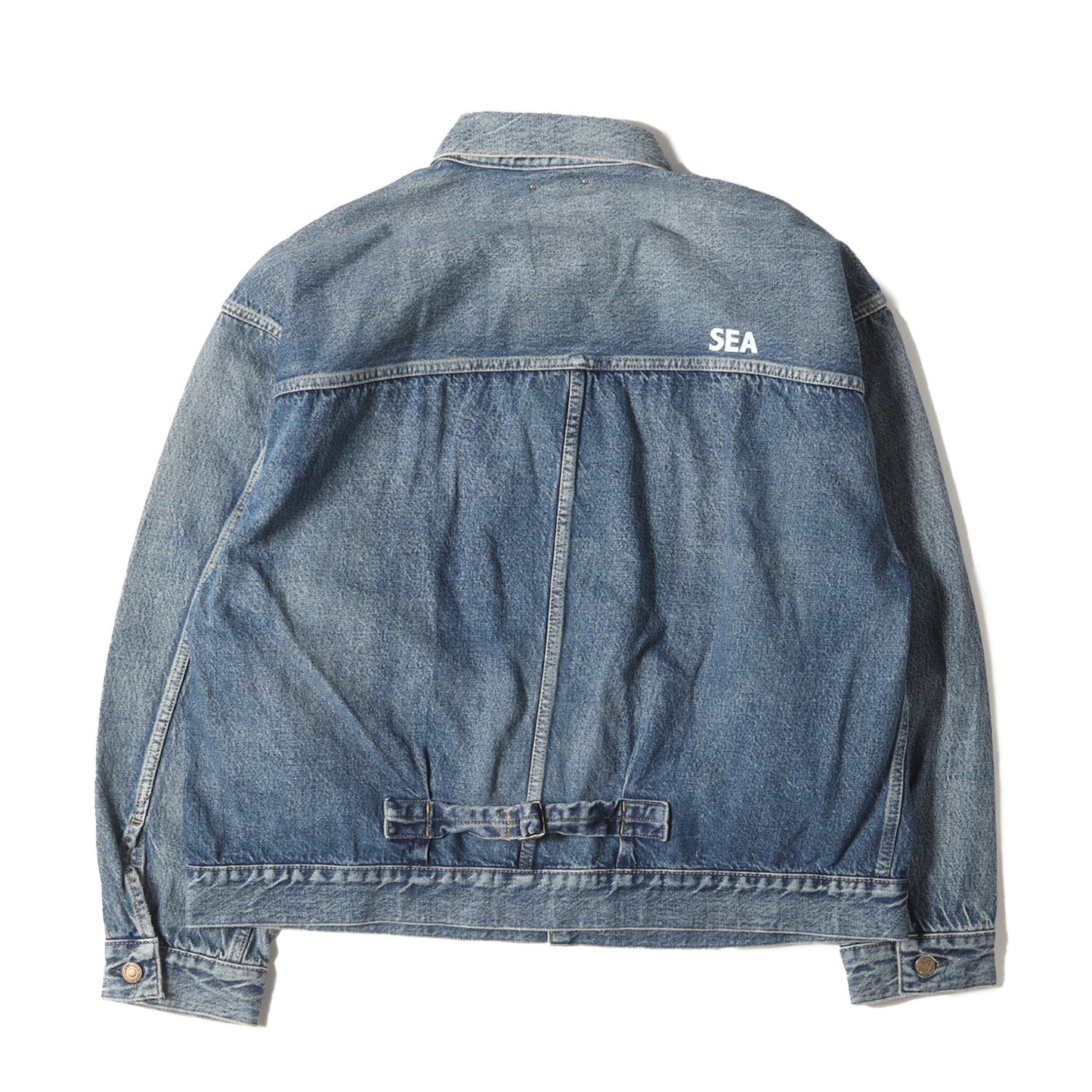 24SS ×WIND AND SEA 1stタイプ オーバーサイズ デニムジャケット(E.BF-GJKT USS)