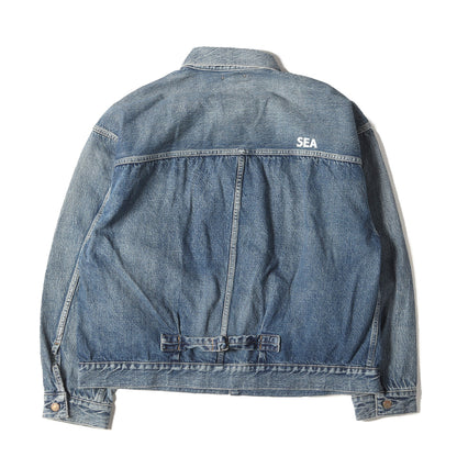 24SS ×WIND AND SEA 1stタイプ オーバーサイズ デニムジャケット(E.BF-GJKT USS)
