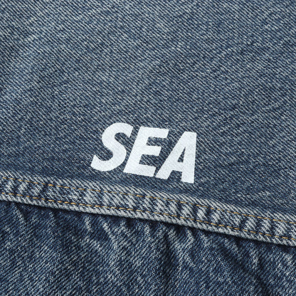 24SS ×WIND AND SEA 1stタイプ オーバーサイズ デニムジャケット(E.BF-GJKT USS)