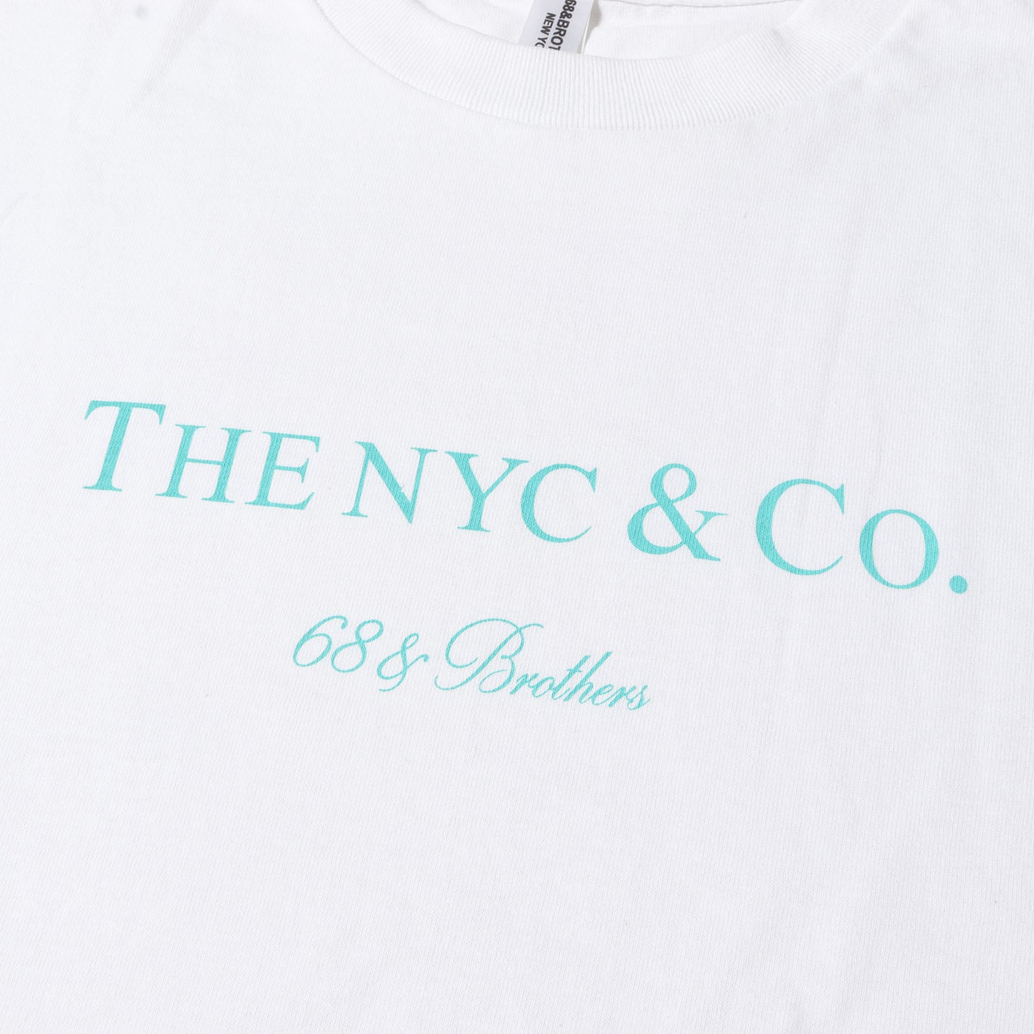 68&brothers (シックスティエイトアンドブラザーズ) ティファニー パロディーロゴ Tシャツ(The NYC & Co Print Tee)  – ブランド古着の通販・買取 | BEEGLE by Boo-Bee