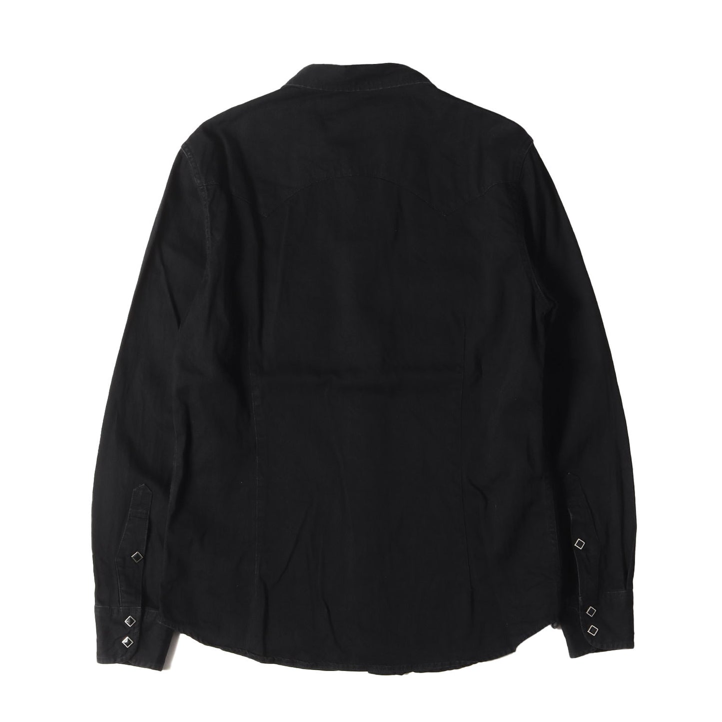 23AW ブラックデニム ウエスタンシャツ