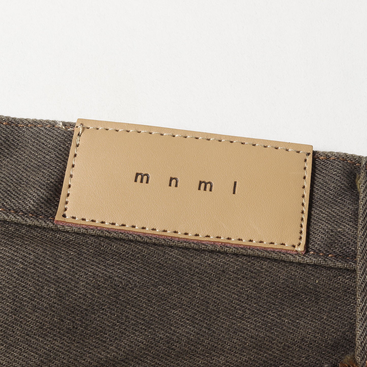 後染め 切りっぱなし フレア デニムパンツ(Flare Denim)