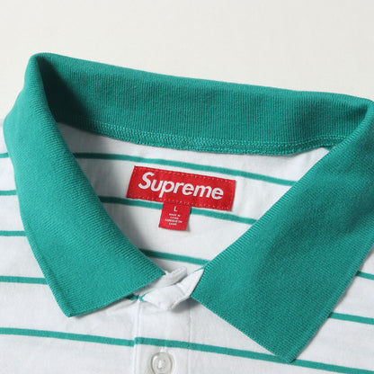 24SS ×Melvins グラフィック ストライプ ポロシャツ(Stripe S/S Polo)