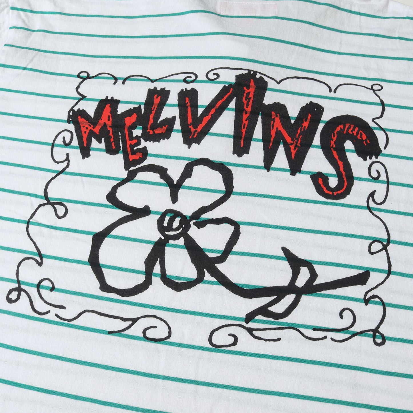 24SS ×Melvins グラフィック ストライプ ポロシャツ(Stripe S/S Polo)