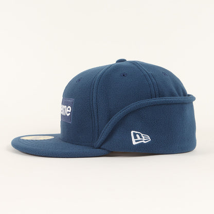 ×NEW ERA ポーラテックフリース BOXロゴ イヤーフラップ ベースボールキャップ(Polartec Ear Flap New Era)