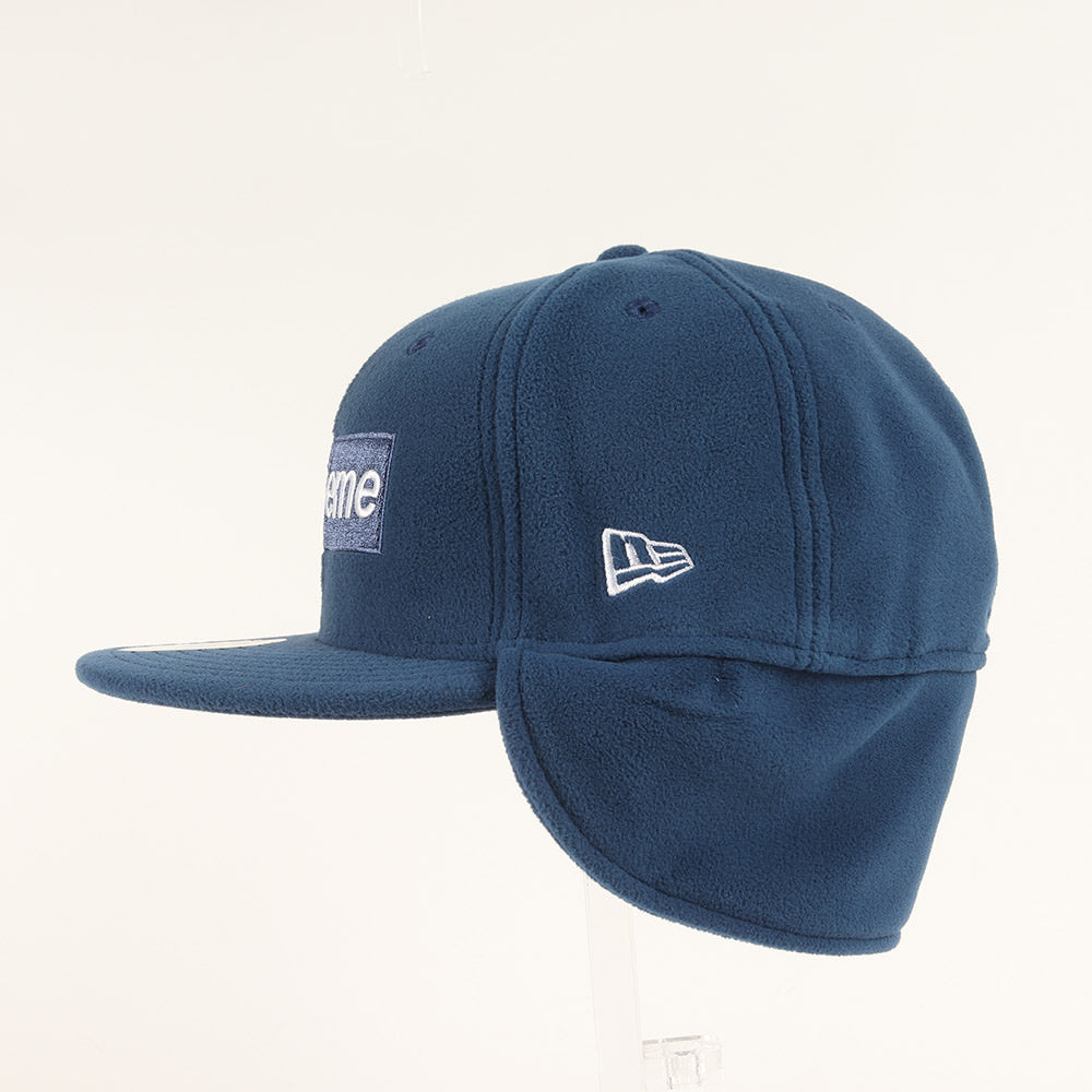 ×NEW ERA ポーラテックフリース BOXロゴ イヤーフラップ ベースボールキャップ(Polartec Ear Flap New Era)