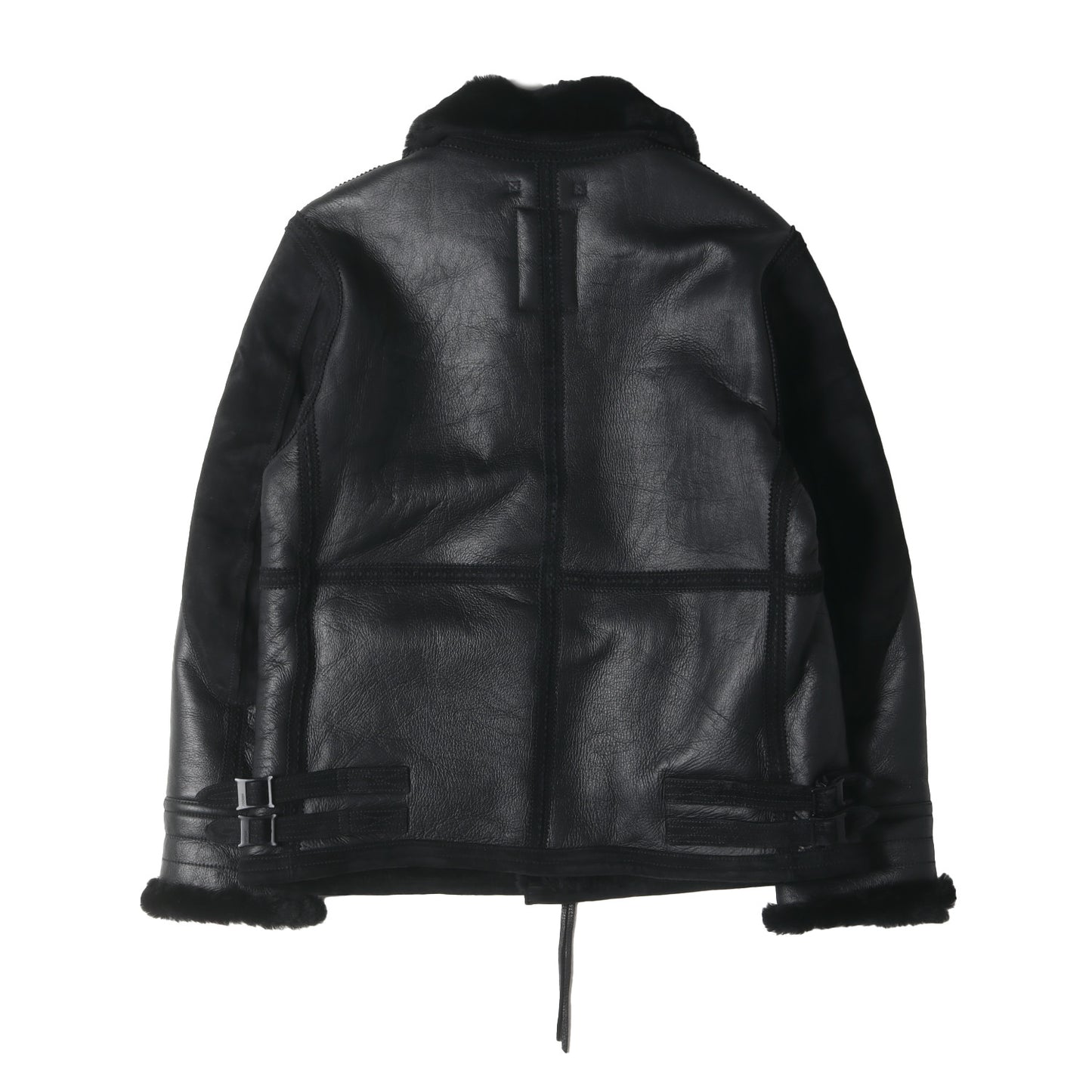 NEIGHBORHOOD (ネイバーフッド) シープムートンレザー B-3 フライト  