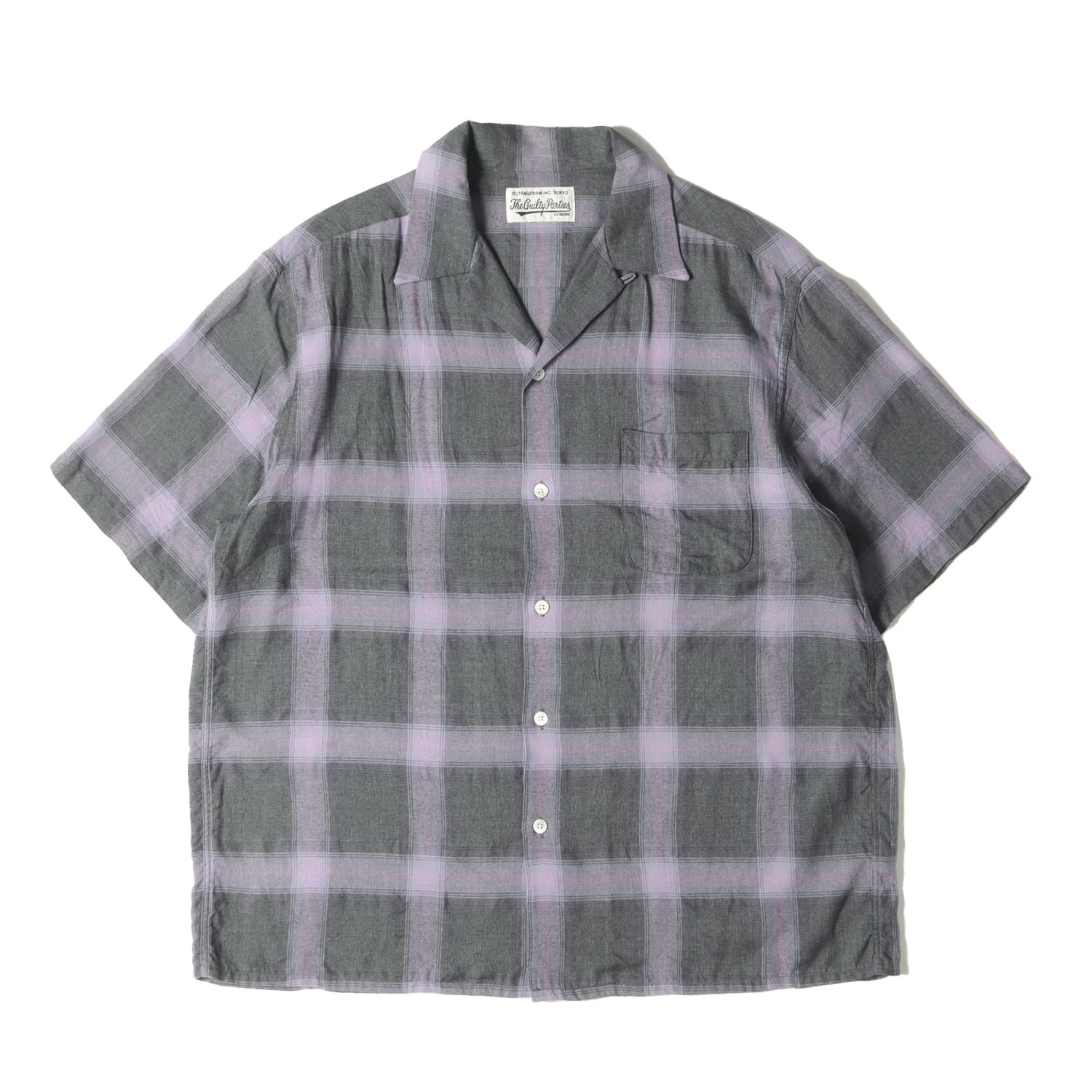 WACKO MARIA (ワコマリア) 22SS オンブレチェック オープンカラー レーヨン 半袖シャツ(OMBRAY CHECK OPEN  COLLAR SHIRT S/S) – ブランド古着の通販・買取 | BEEGLE by Boo-Bee