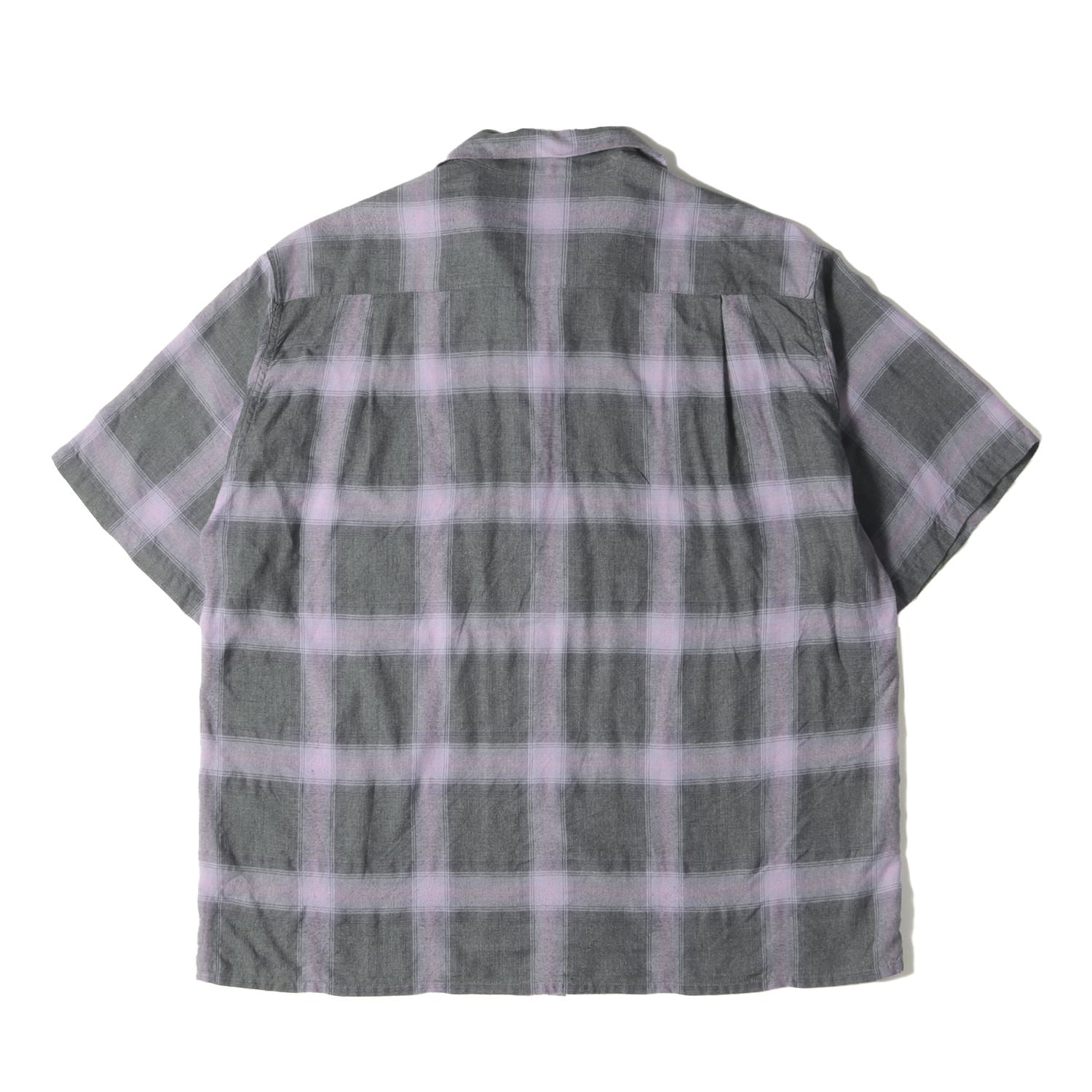 WACKO MARIA (ワコマリア) 22SS オンブレチェック オープンカラー レーヨン 半袖シャツ(OMBRAY CHECK OPEN  COLLAR SHIRT S/S) – ブランド古着の通販・買取 | BEEGLE by Boo-Bee