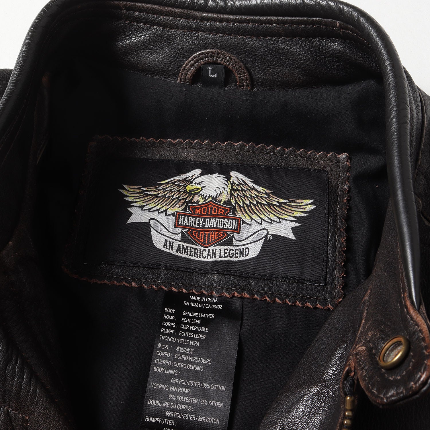 HARLEY-DAVIDSON (ハーレーダビッドソン) レザー シングル ライダースジャケット – ブランド古着の通販・買取 | BEEGLE by  Boo-Bee