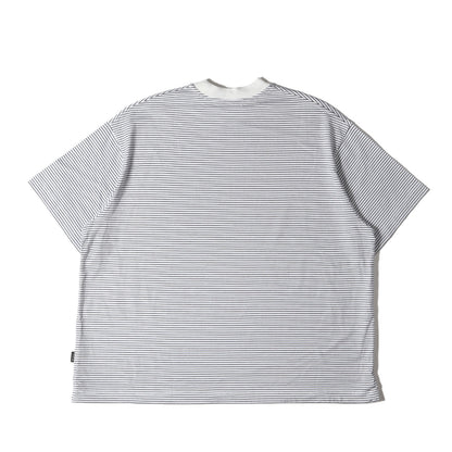 24SS オーバーサイズ ボーダー Tシャツ(STRIPED OVERSIZE TEE)