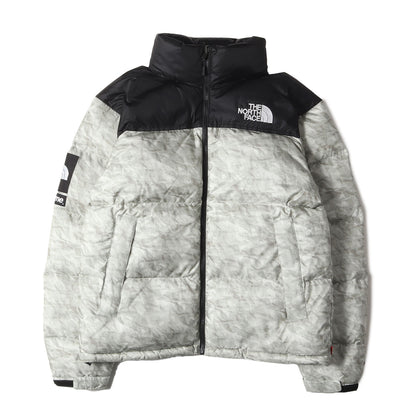 ×THE NORTH FACE ペーパープリント ヌプシ ダウンジャケット(Paper Print Nuptse Jacket)