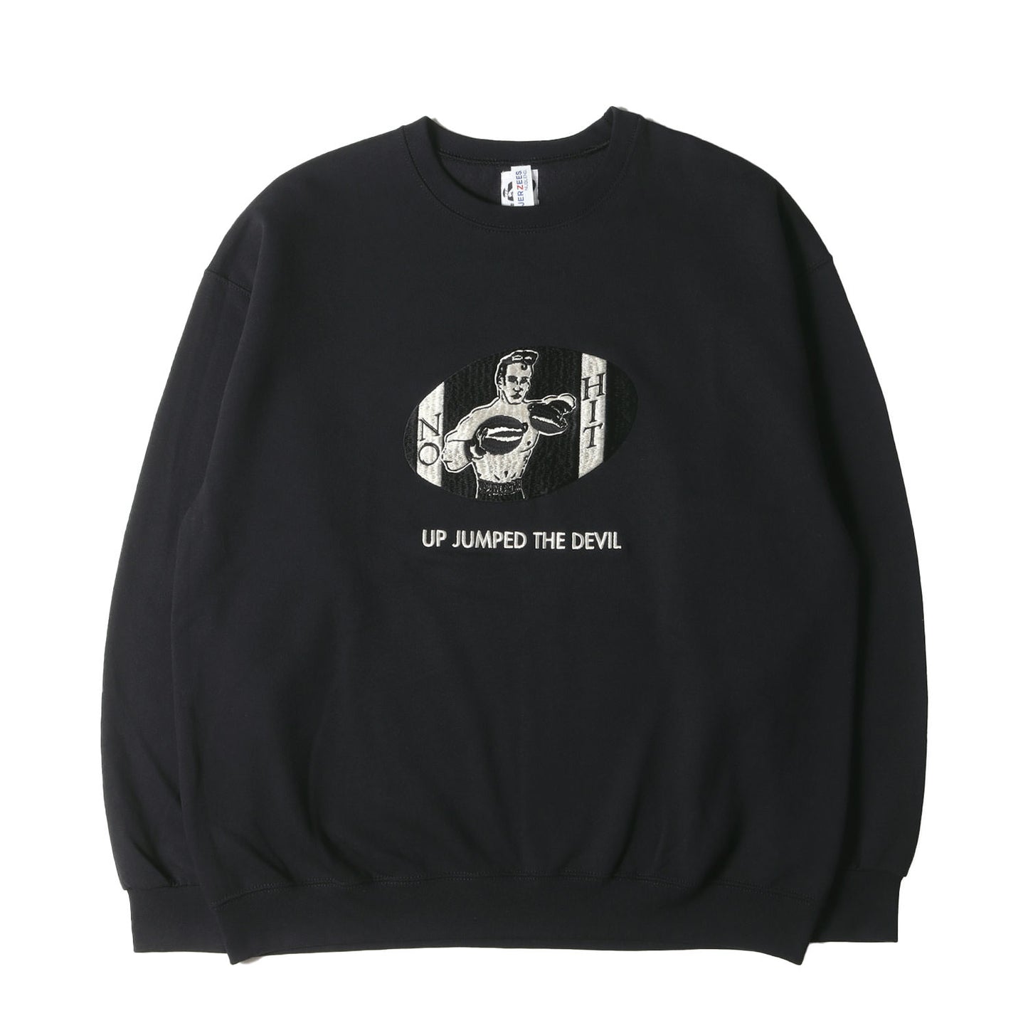 23AW RICK WINNER ボクサー刺繍 クルーネック スウェット(CREW NECK SWEAT SHIRT)