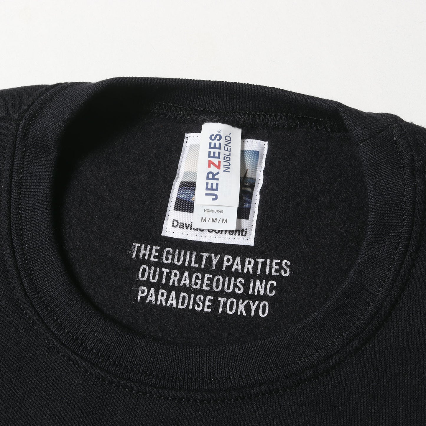 23SS ×DAVIDE SORRENTI フォト プリント クルーネック スウェット(CREW NECK SWEAT SHIRT)