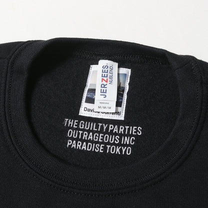 23SS ×DAVIDE SORRENTI フォト プリント クルーネック スウェット(CREW NECK SWEAT SHIRT)
