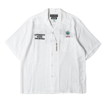 24SS ×舐達麻 ×HIGH TIMES オープンカラー 半袖シャツ(50S OPEN COLLAR SHIRT)