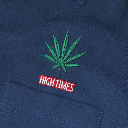 24SS ×舐達麻 ×HIGH TIMES オープンカラー 半袖シャツ(50S OPEN COLLAR SHIRT)