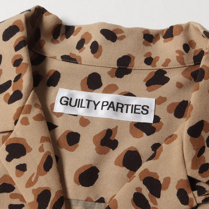 23AW レオパード柄 長袖 ハワイアンシャツ / アロハシャツ(HAWAIIAN SHIRT L/S)