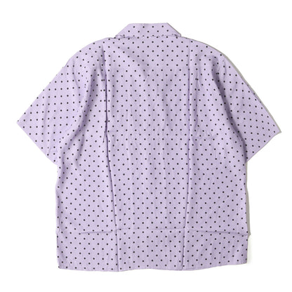 23SS ドット柄 レーヨン ハワイアンシャツ / アロハシャツ(HAWAIIAN SHIRT S/S)