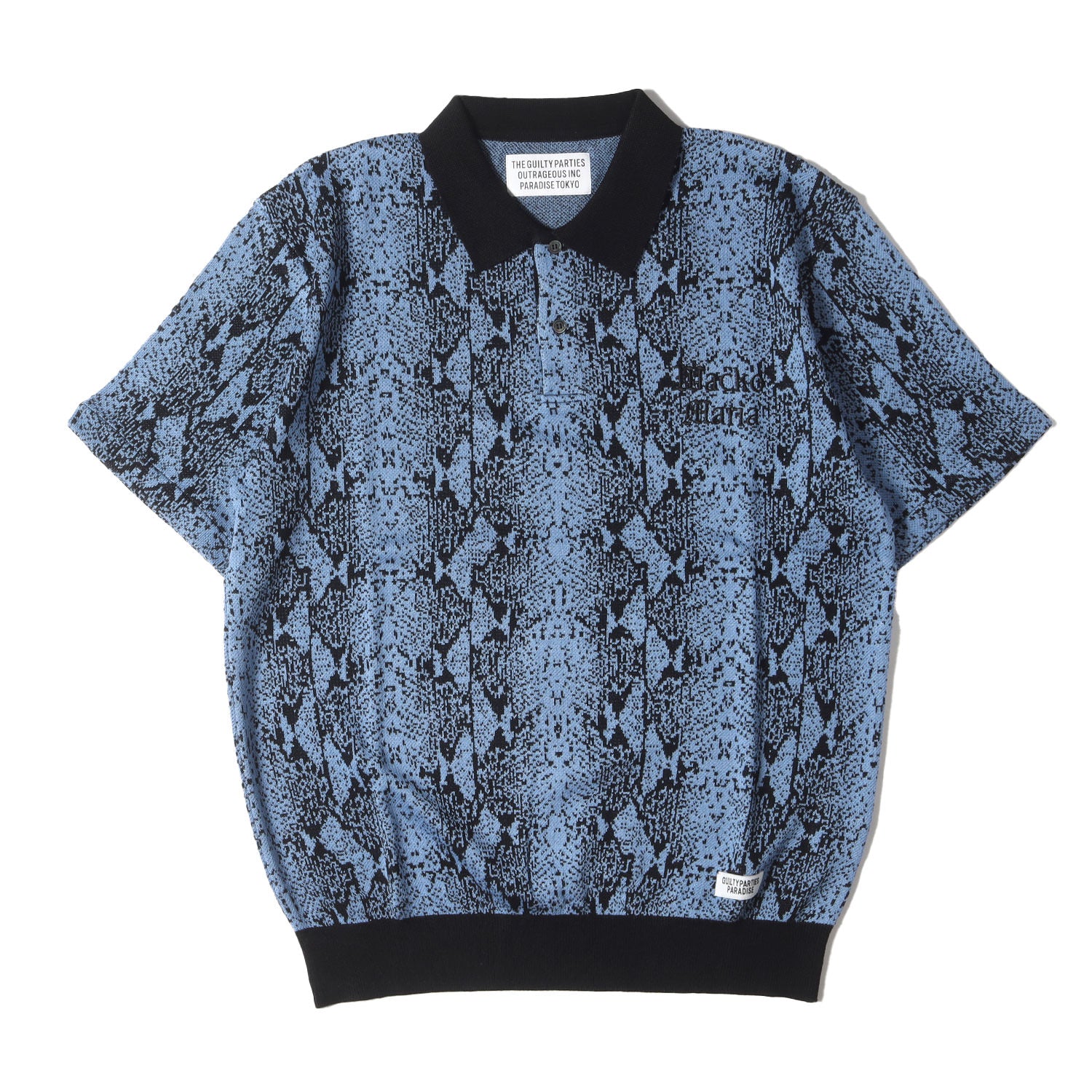 WACKO MARIA (ワコマリア) 23SS パイソン柄 ジャガード ニット ポロシャツ(PYTHON KNIT JACQUARD POLO  SHIRT) – ブランド古着の通販・買取 | BEEGLE by Boo-Bee