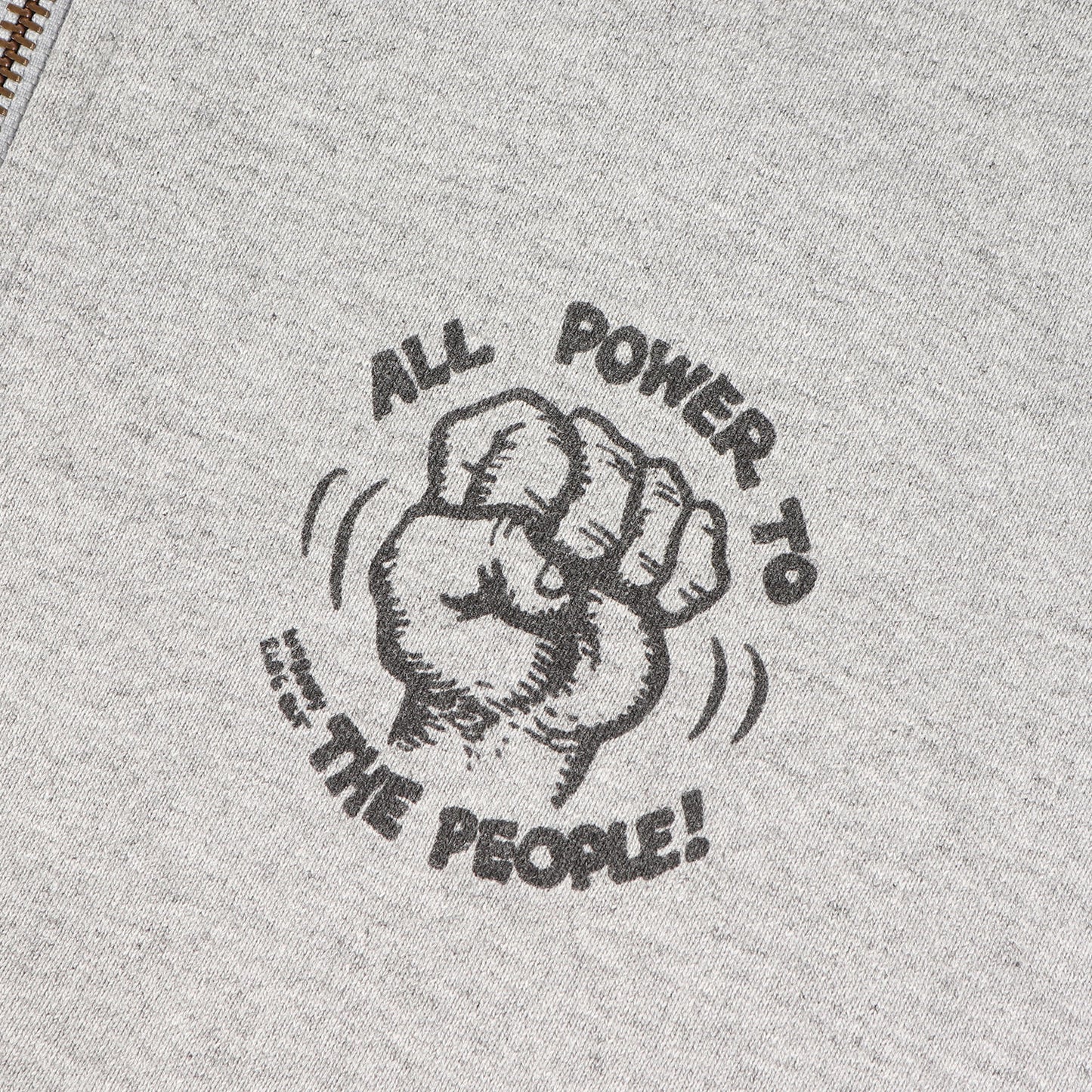 ×Robert Crumb グラフィック ジップ スウェット パーカー(All Power To Zip Up Hoodie)