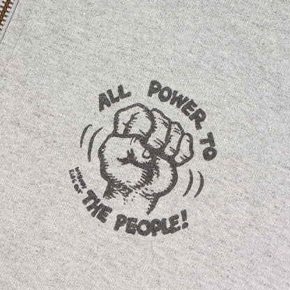 ×Robert Crumb グラフィック ジップ スウェット パーカー(All Power To Zip Up Hoodie)