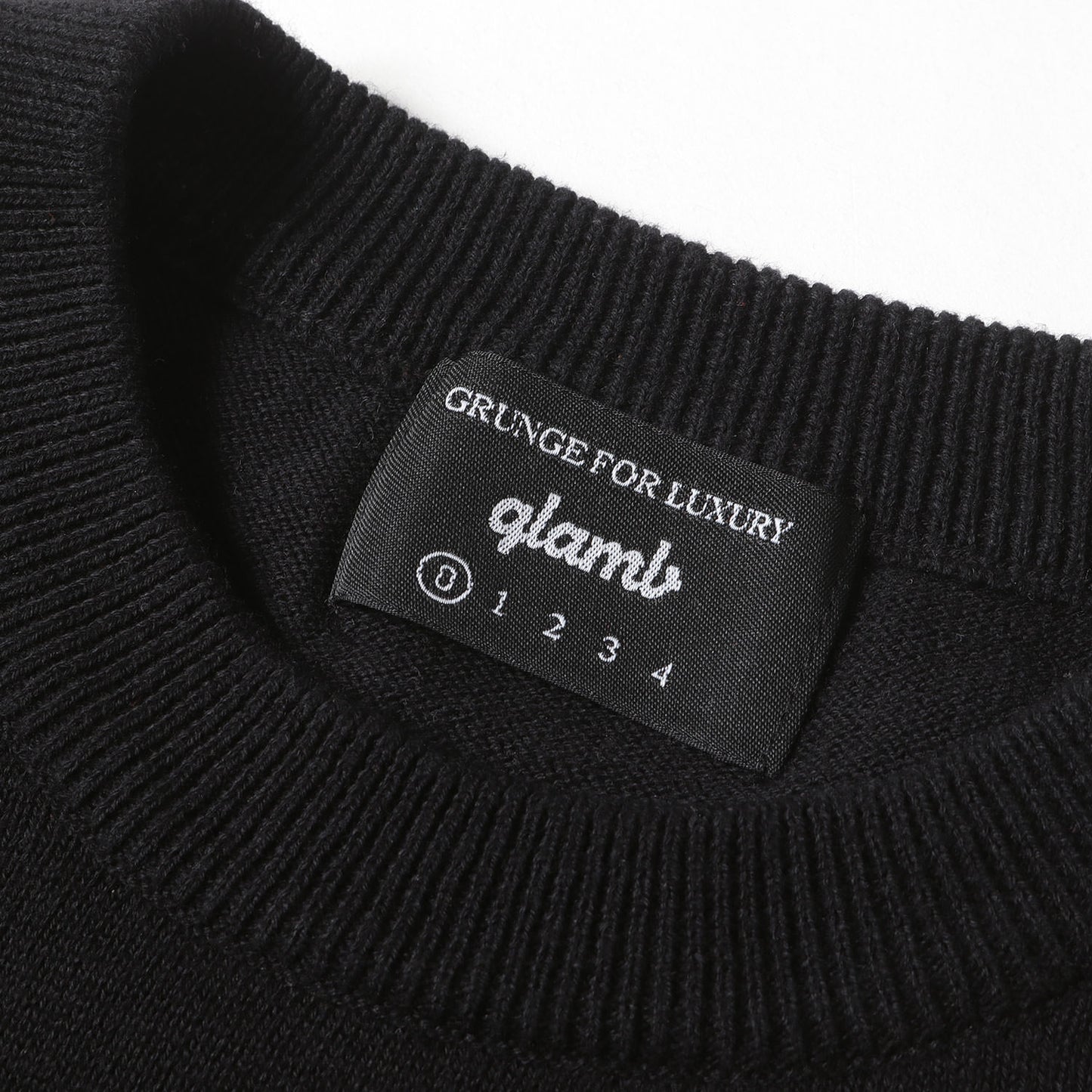 ブランドロゴ刺繍 コットン ニット(Rum knit)