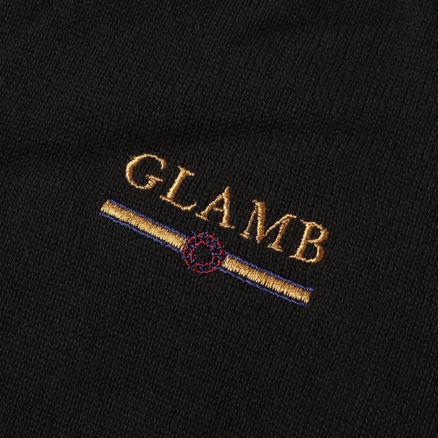 ブランドロゴ刺繍 コットン ニット(Rum knit)